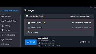 How to make a new Steam Library with only ONE Hard Drive!