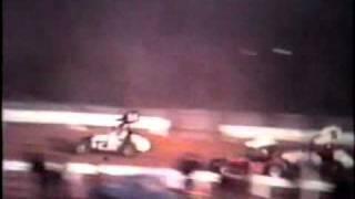 Mitch Smith wheels the Gary Wasson #5  past Ray Tilly in  the Bud Grimm #88  Classic Stuff.mpeg