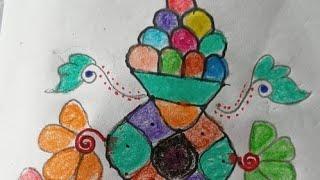 Pongal Special Rangoli | Sankranthi muggulu | Sankranthi Kundala Muggulu | Rangoli | by Mintu Talks