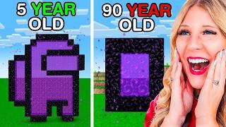 Minecraft at DIFFERENT AGES! (Funniest)