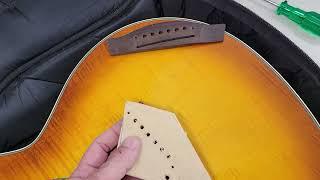 Acoustic Guitar Bridge Repair Alternative for added strength! Ibanez AEG20E