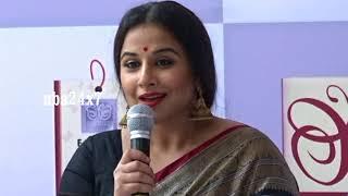 Actress Vidya Balan cute Tamil speech, that she Love Sarees | nba 24x7