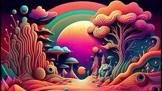 Progressive Psytrance - Electric Samurai / Hallucinations mix 2023 (AI Graphic Visuals)