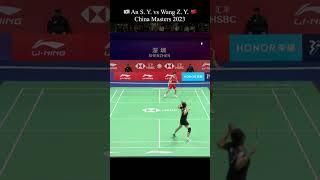  An S. Y. vs Wang Z. Y.  l China Masters 2023