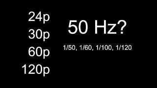 What happens if you record NTSC frame rates in a PAL region at different shutter speeds?