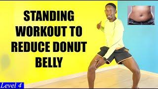 30-Minute STANDING Workout to REDUCE Your 'DONUT BELLY' in NO TIME