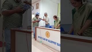 #Rotary club of Alappuzha East #probus club Monthly Meeting Moments Orchestra team Honoured 