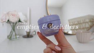 February Empties & Declutters \\ What's Canadian & Would I Repurchase? ~ hygiene, skincare & more