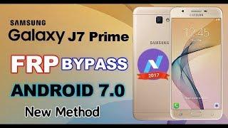 Samsung J7 Prime SM- G610F FRP Bypass Google Account Android 7.0  All Samsung Devices New Method