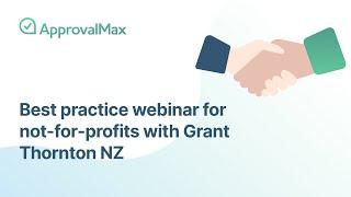 Best practice webinar for not-for-profits with Grant Thornton NZ