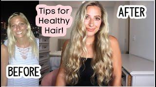 HOW TO GROW YOUR HAIR LONG & MAKE IT HEALTHY! Sharing My Tips