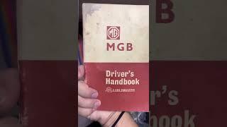 Vintage MG MGB Driver’s Handbook GT & Tourer Vehicle Manual Guide #SOLD on #eBay