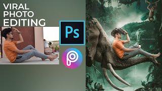 Elephant  Photo Editing  ||    || Photoshop Tutorial ||  Picsart Tutorial  || Mj Editx 2020 New Edit