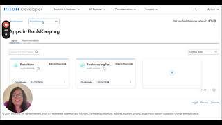 Inside the Intuit Developer Portal - App Dashboard