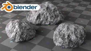 How to make Realistic Rocks using Blenders Rock Generator