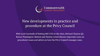 New developments in practice and procedure at the Privy Council