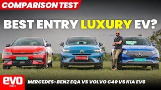 Mercedes-Benz EQA v Volvo C40 v Kia EV6 — Which is better? | Comparison test | @evoIndia