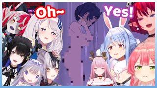 (ENG SUB) All Hololive Girl React to Their Yandere Girlfriend Taking a Shower in MiSide!