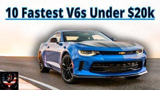 The 10 Fastest V6 American Cars Under $20k