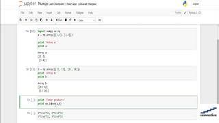 How to inner product of matrix in Numpy