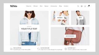 #2 Build the Modern Responsive Ecommerce Website  in Vue JS | Vuejs, Nuxtjs | Figma to Vuejs | 2022