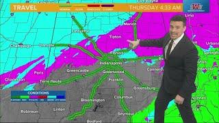 Tracking where roads are icy and slick THU morning after freezing rain and snow last night