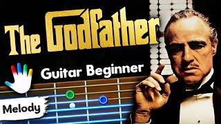 The Godfather Guitar Lessons for Beginners Nino Rota Tutorial | Easy Chords + Lyrics + Backing Track