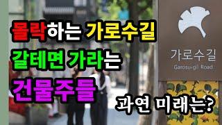 몰락하는 가로수길, 갈테면 가라는 건물주들. 과연 미래는?" - 원더풀 인생후반전