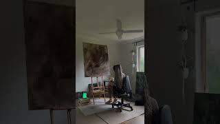 Redecorating my art studio! Subscribe for more art videos! #oilpainting #art