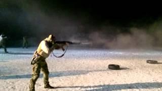 Full auto RPK (Kalashnikov hand-held machine gun)