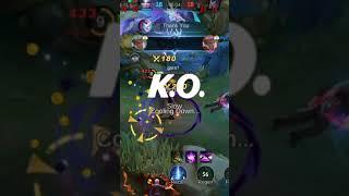 Gusion with Chou Skills he can kick #shorts #mlbb