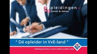 Opleidingen VvE Belang, online en op locatie