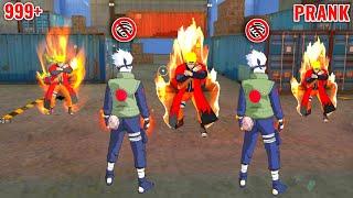 KAKASHI Bundle NO INTERNET PRANK  999+ New Prank Lone Wolf  Garena Free Fire  Y GAMING