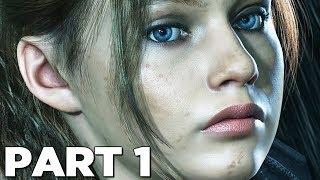 RESIDENT EVIL 2 REMAKE Walkthrough Gameplay Part 1 - REDFIELD (RE2 CLAIRE)