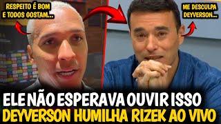 HUMILHOU AO VIVO| DEYVERSON DEU NO MEIO COM RESPOSTA ABSURDA AO ANDRÉ RIZEK NO SELEÇÃO SPORTV| Veja