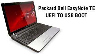 How to Change UEFI to USB Boot Packard Bell EasyNote TE