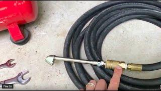 How to replace leaking Air Compressor Coupler - FAST & EASY!
