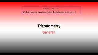 Trig General