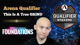 This Is A True GRIND | Arena Qualifier | MTG Foundations Sealed | MTG Arena