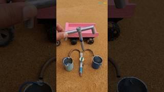Mini tractor project mini motor water pump science project video
