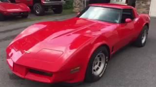 1980 Red Corvette