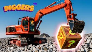 Learn about Diggers: Quarry to Road Construction  Excavators, Dump Trucks & MORE Diggers for Kids