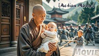 [2024 Action Movie] The baby saved by the old monk became a top master eight years later.