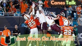 Canes Won!!! Its Time to Move On Let it Go!!! It wasn't a Catch!!