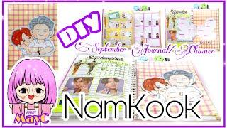 SEPTEMBER 2022 NAMKOOK THEMED JOURNAL/NamKook Birthmonth/DIY Planner/ARMY MayC Philippines 