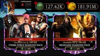 7 YEARS of MK Mobile Discounted Pack Opening! | Klassic Ninja, Diamond Renegade, Strike Force Pack