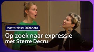 Masterclass Joyce DiDonato: Sterre Decru zingt Disprezzata regina (Monteverdi) | NPO Klassiek