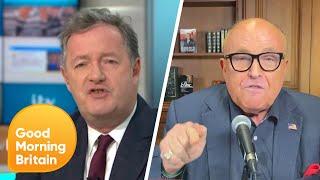 Piers and Rudy Giuliani Clash over Donald Trump's Tweets | Good Morning Britain