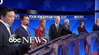 Presidential candidates clash in latest Democratic debate