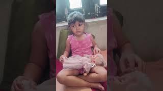 Mama ho Gaye panja/Lori/upar pankha chalta h#cutebaby #beawar #youtubeshorts #lullaby #lori #dolls